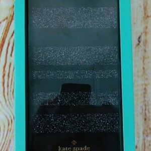 Kate Spade Accessories - Brand New Kate Spade Black/Glitter Stripes iPh 7pl Kate Spade Accessories - Brand New Kate Spade Black/Glitter Stripes iPh 7pl